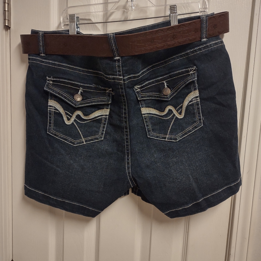 NWT Belted Demin Shorts Size 20W - Picture 7 of 7